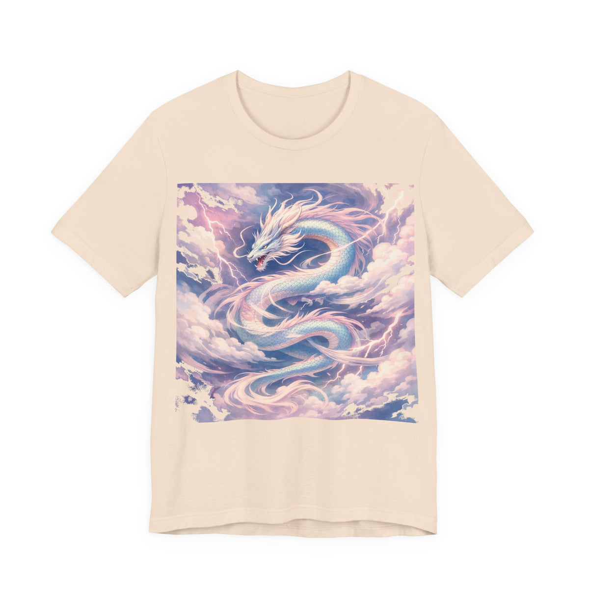Pastel Sky Dragon T-Shirt — Ethereal Dragon Graphic Tee
