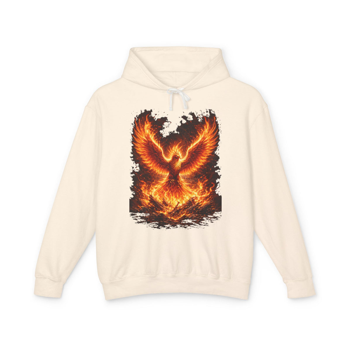 Phoenix Fire Hoodie – Flaming Phoenix Graphic Hooded Sweatshirt