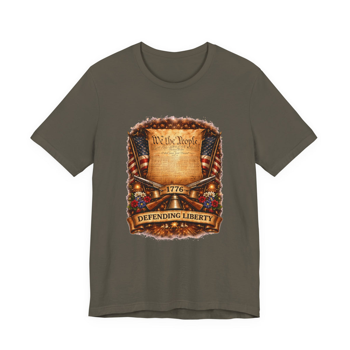 Patriotic "We the People" T-Shirt — Defending Liberty 1776 Tee