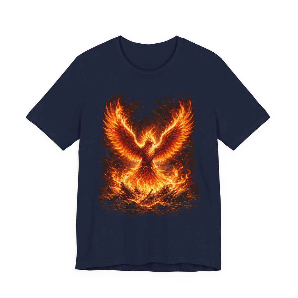 Phoenix Fire Graphic Tee — Rising Flame Mythical Bird T-Shirt