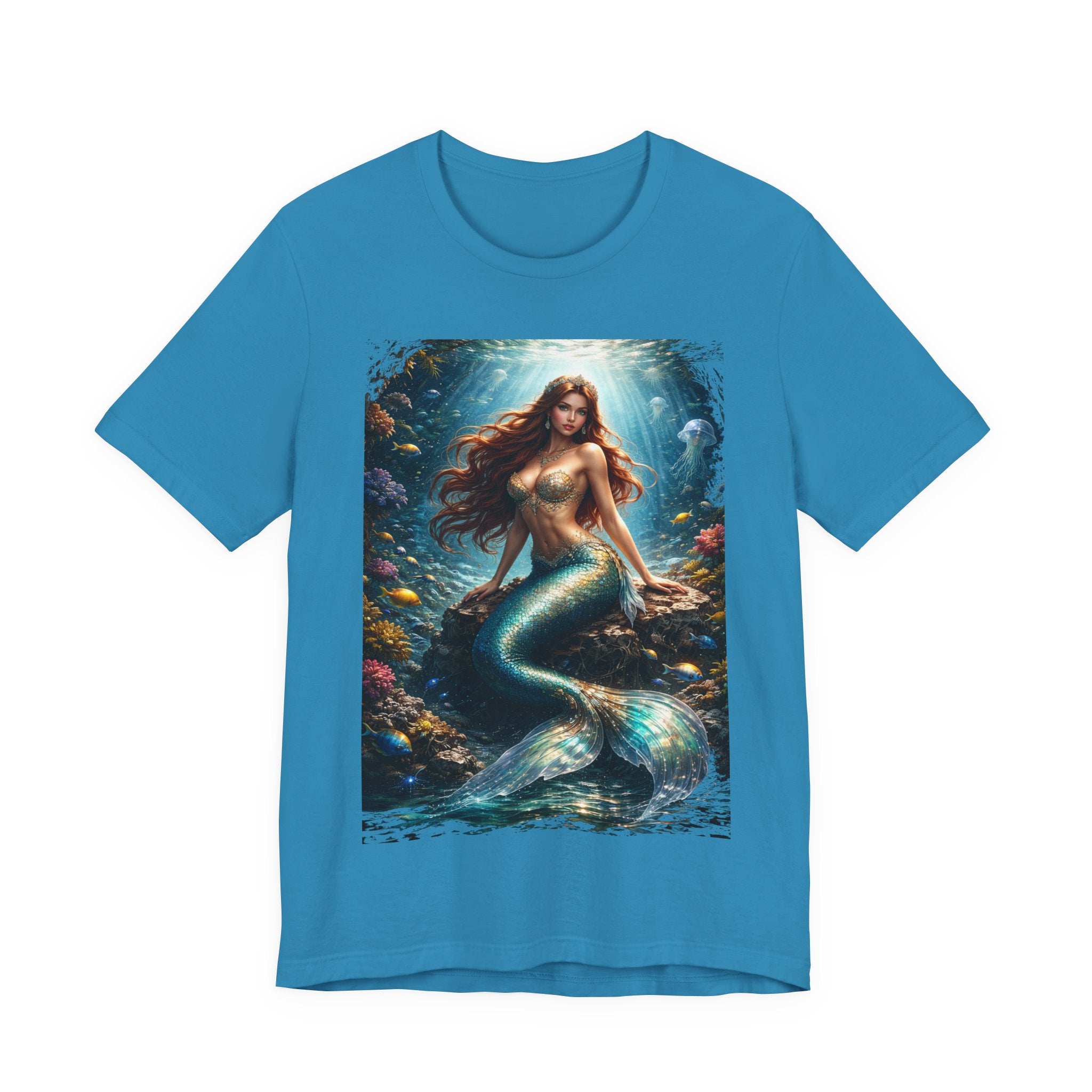 Mermaid Fantasy T-Shirt — Underwater Ocean Siren Graphic Tee