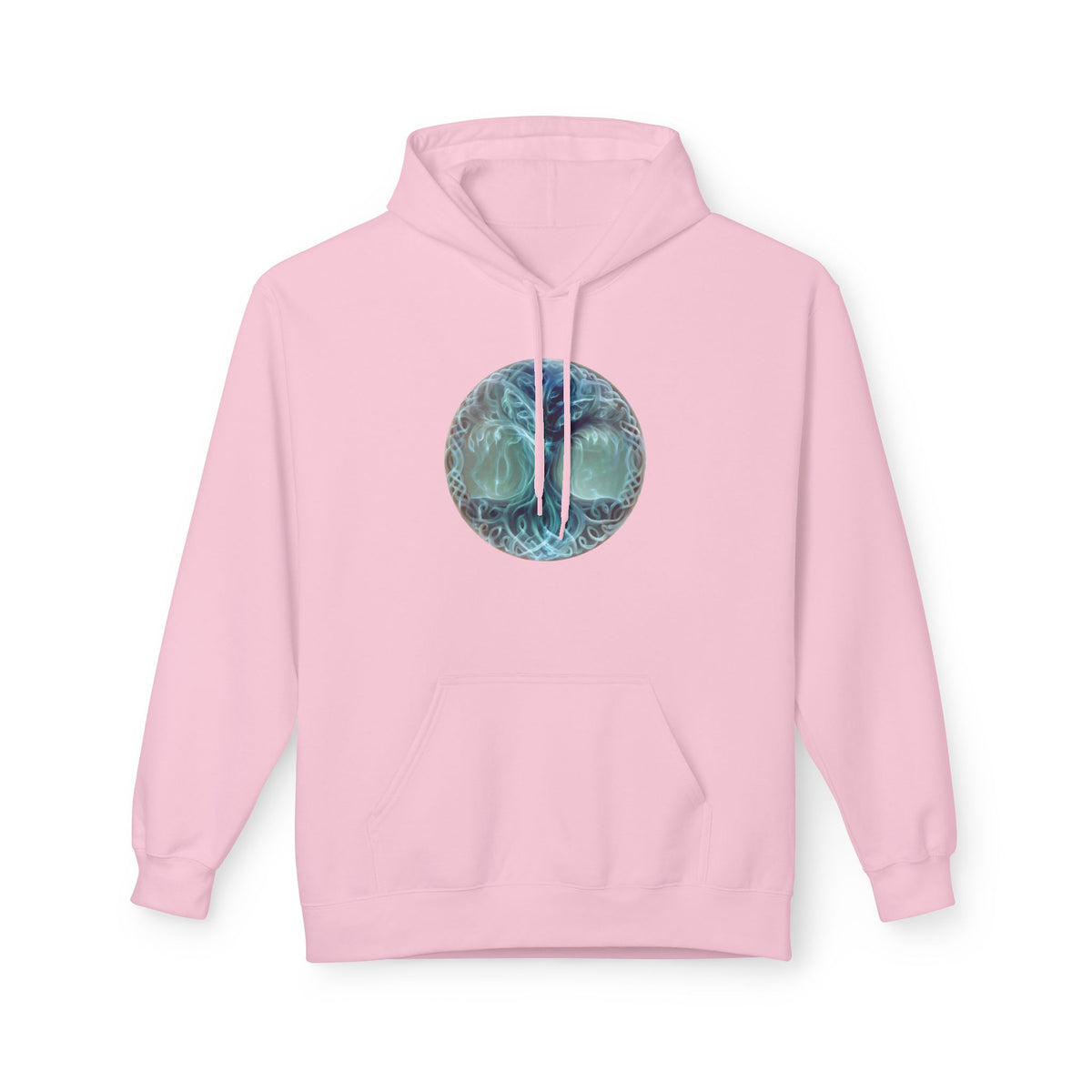 Yggdrasil tree of life-Cotton Hoodie — Ethereal Sea Skull Graphic Hoodie