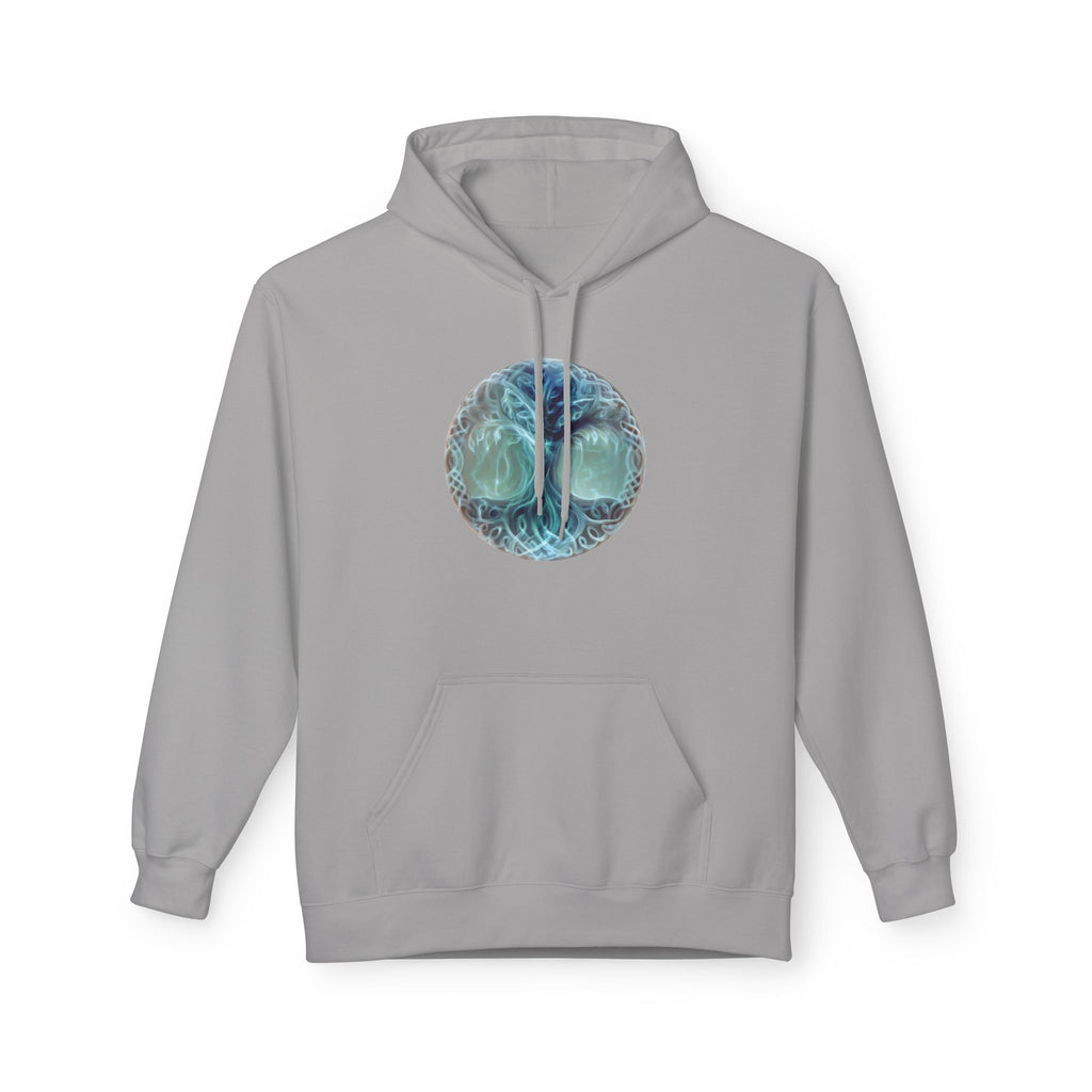 Yggdrasil tree of life-Cotton Hoodie — Ethereal Sea Skull Graphic Hoodie