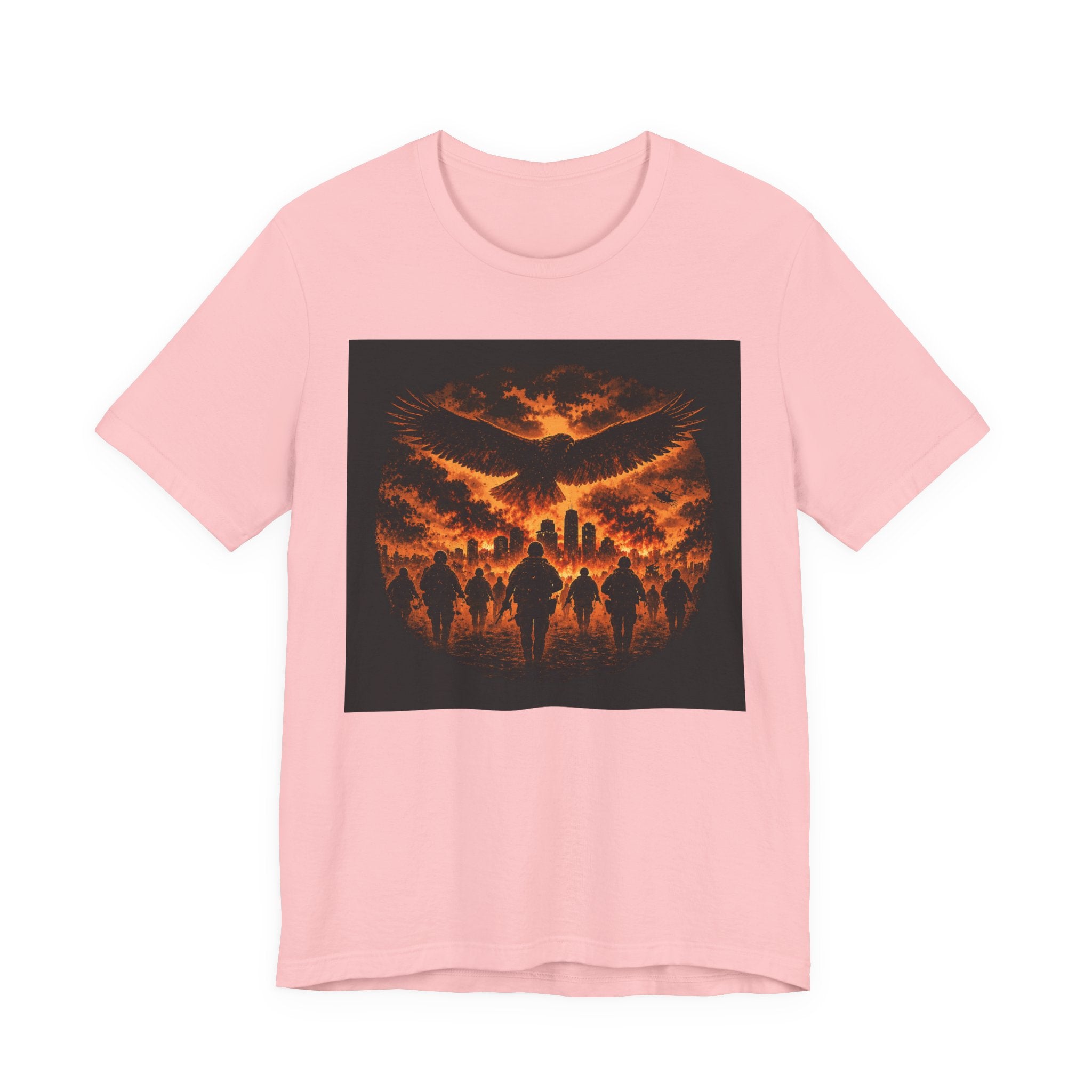 Fiery Phoenix Skull Tee — Gothic Flame Graphic T-Shirt
