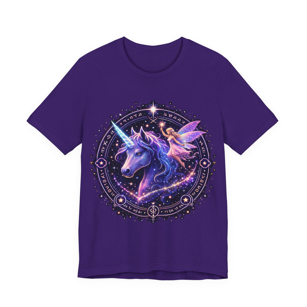 Unicorn & Fairy Galaxy Tee — Magical Fantasy Graphic T-Shirt