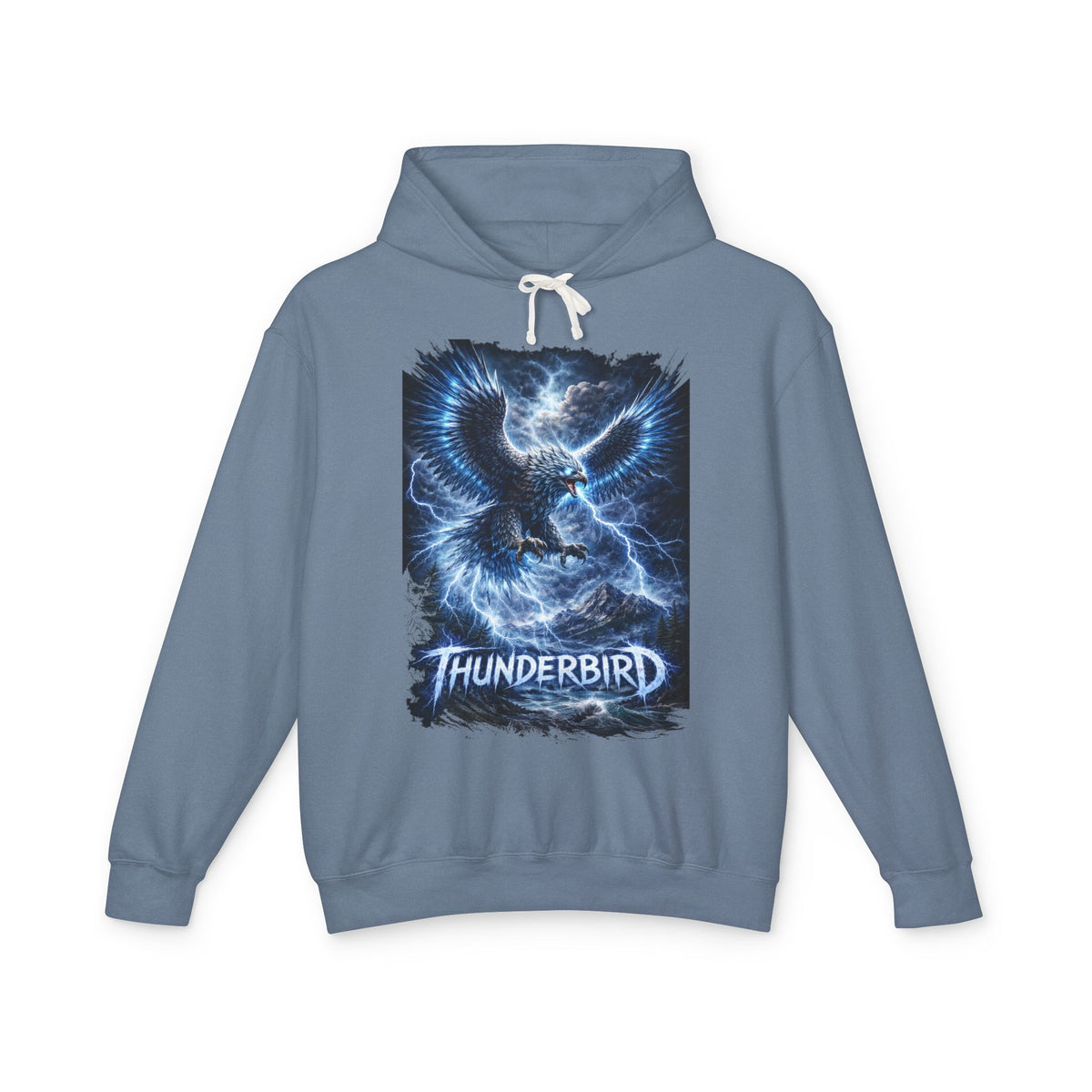 Thunderbird Lightning Hoodie — Electric Eagle Graphic Sweatshirt