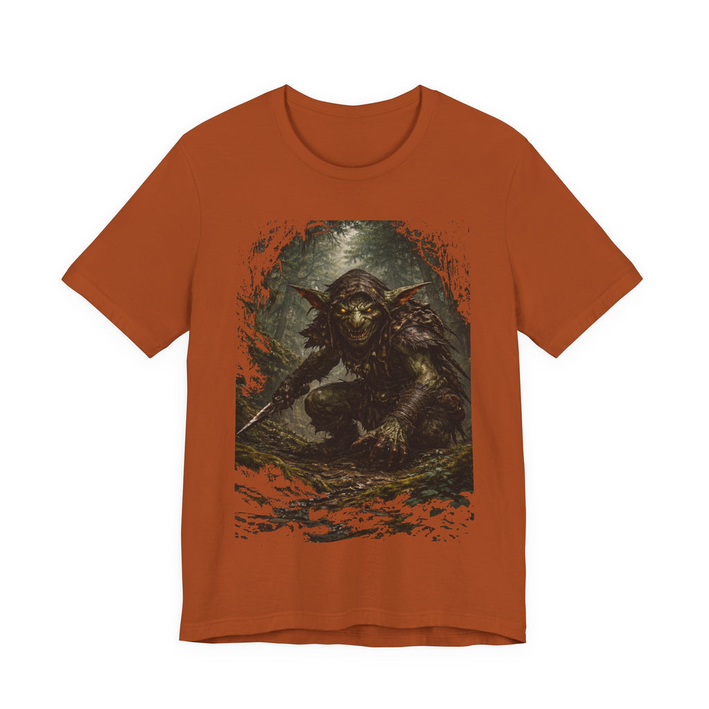 Goblin Warrior Graphic Tee — Dark Fantasy Monster T‑Shirt