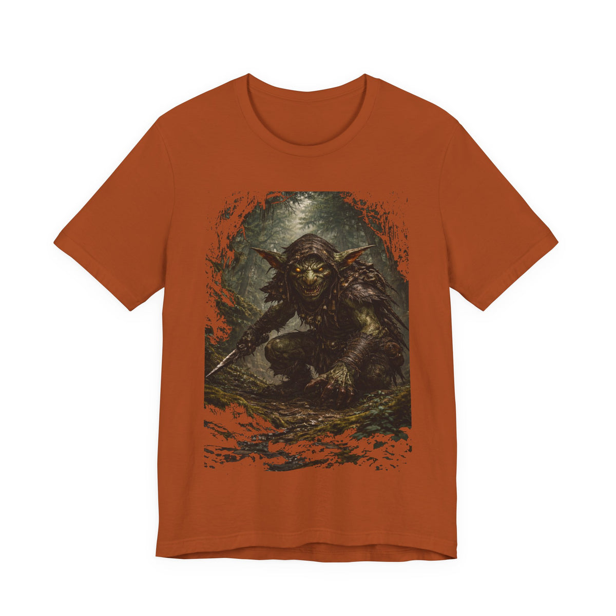 Goblin Warrior Graphic Tee — Dark Fantasy Monster T‑Shirt
