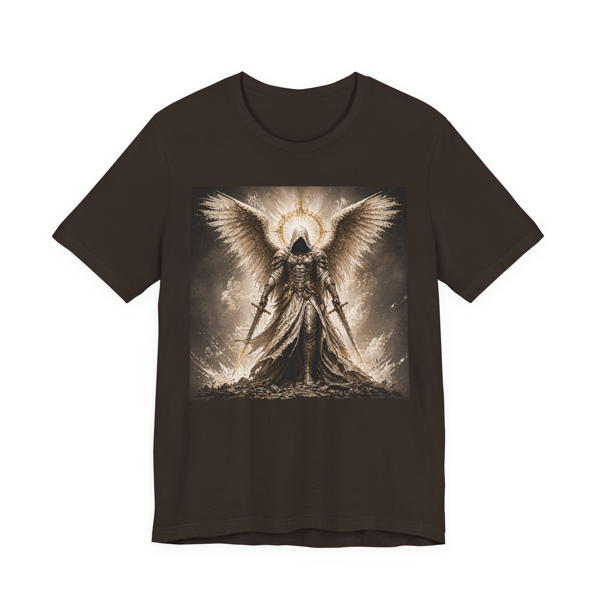 Angel Warrior T-Shirt — Gothic Archangel Graphic Tee