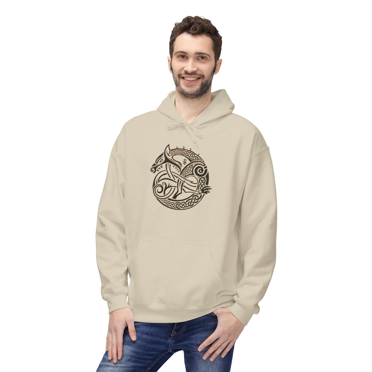 The Wolf – A Symbol of Power, Destruction, and Loyalty-Hoodie