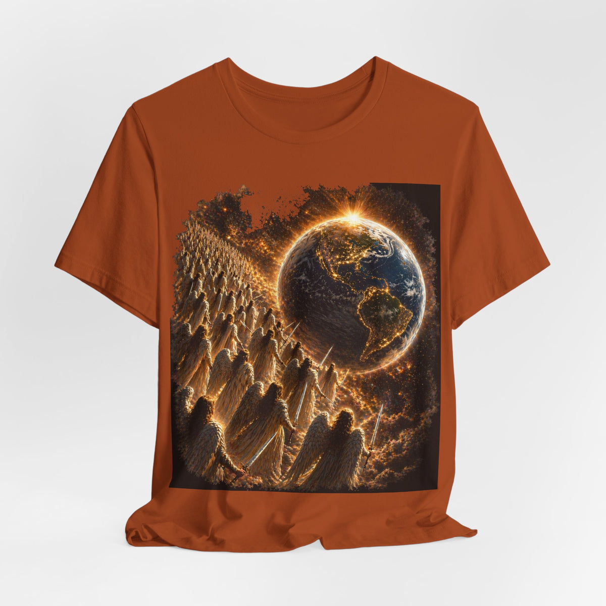 Angles coming back to Earth  Graphic Tee — To fight evil at the end of times!