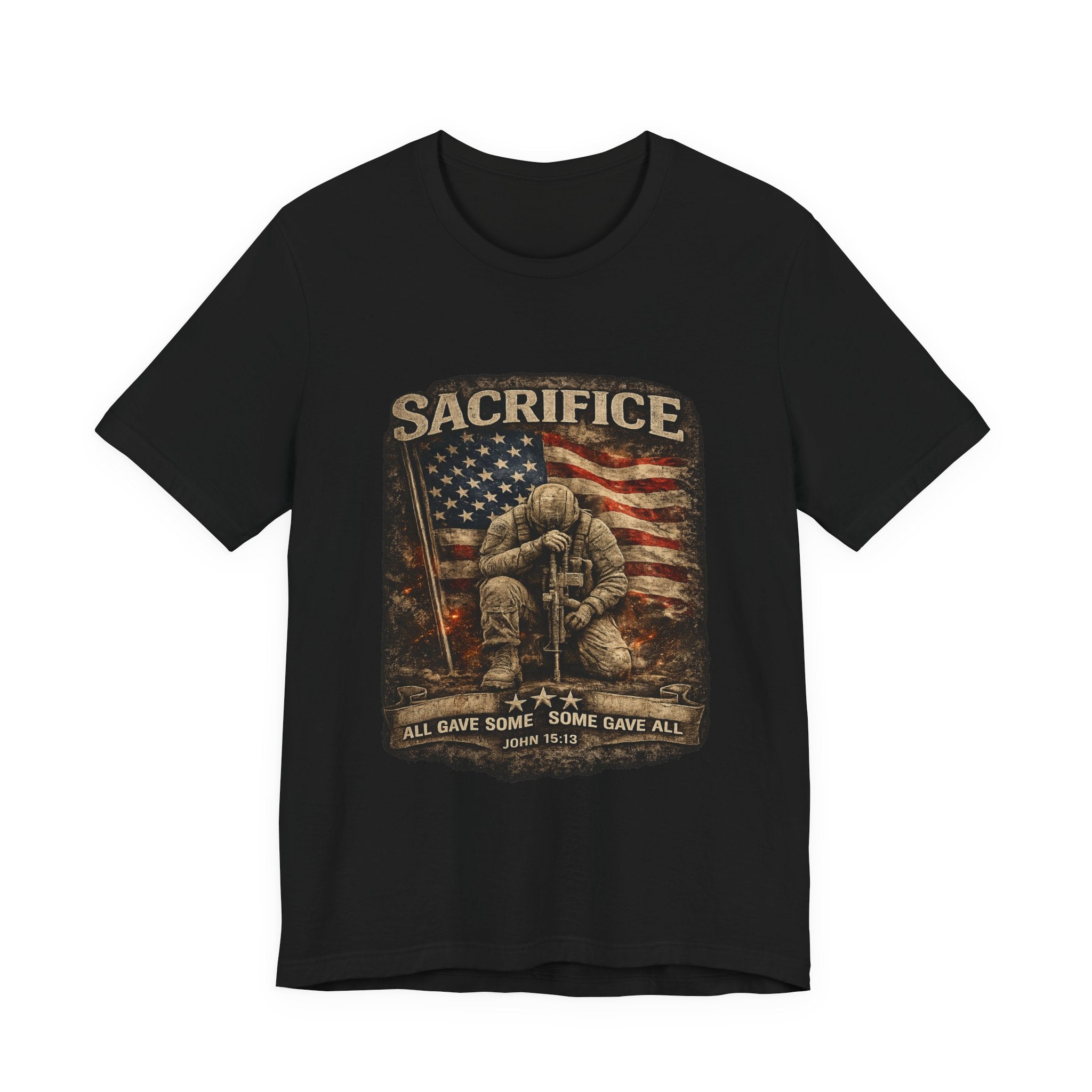 Veteran Sacrifice T-Shirt – 'All Gave Some, Some Gave All' Memorial Tee