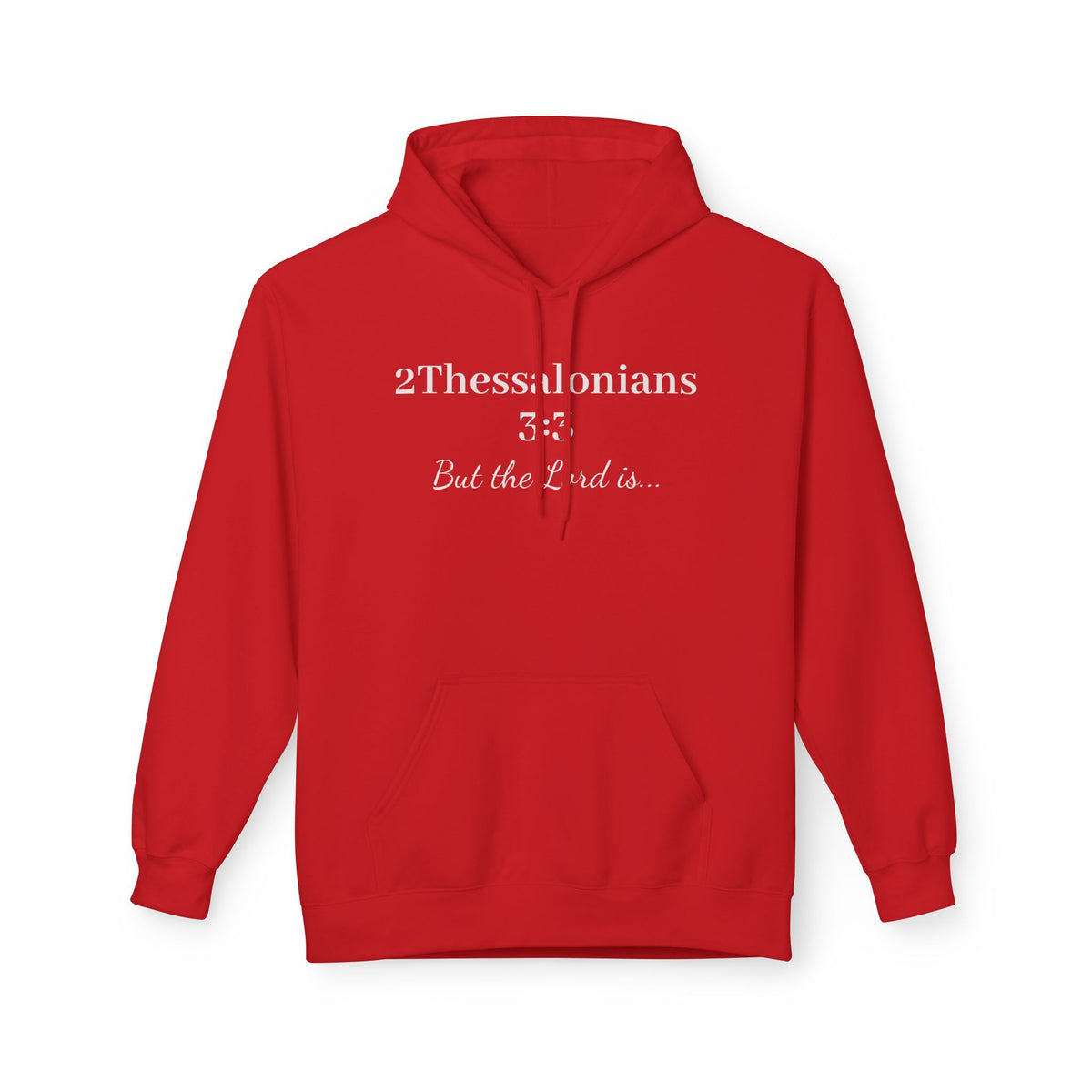 2 Thessalonians 3:3 Hoodie — Christian Faith Scripture Pullover