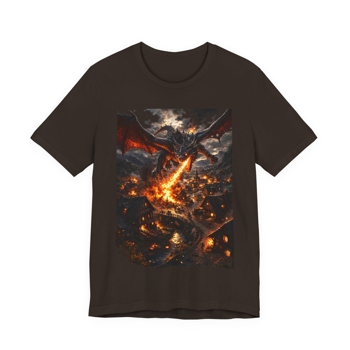 Dragon Fire T‑Shirt — Epic Fire‑Breathing Dragon Graphic Tee