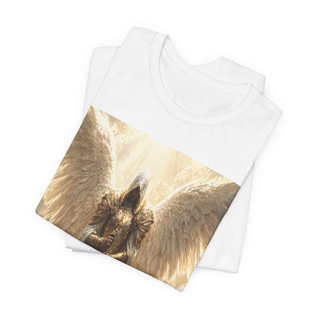 Guardian Angel Graphic Tee — Golden Archangel Design