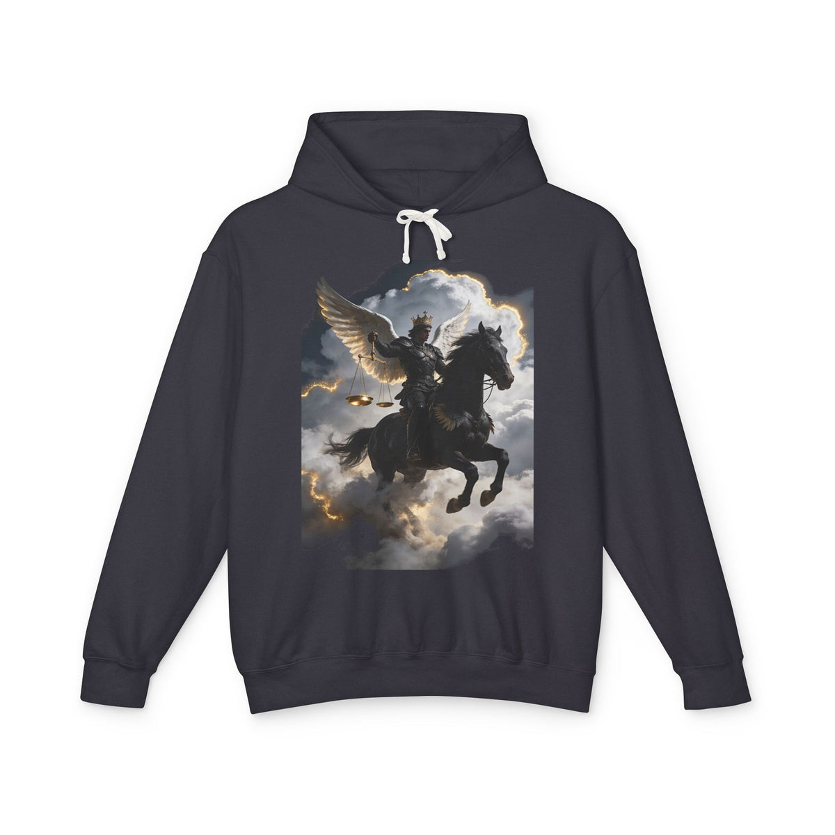 The black horse from Revelation 6:5-6-hoodie!