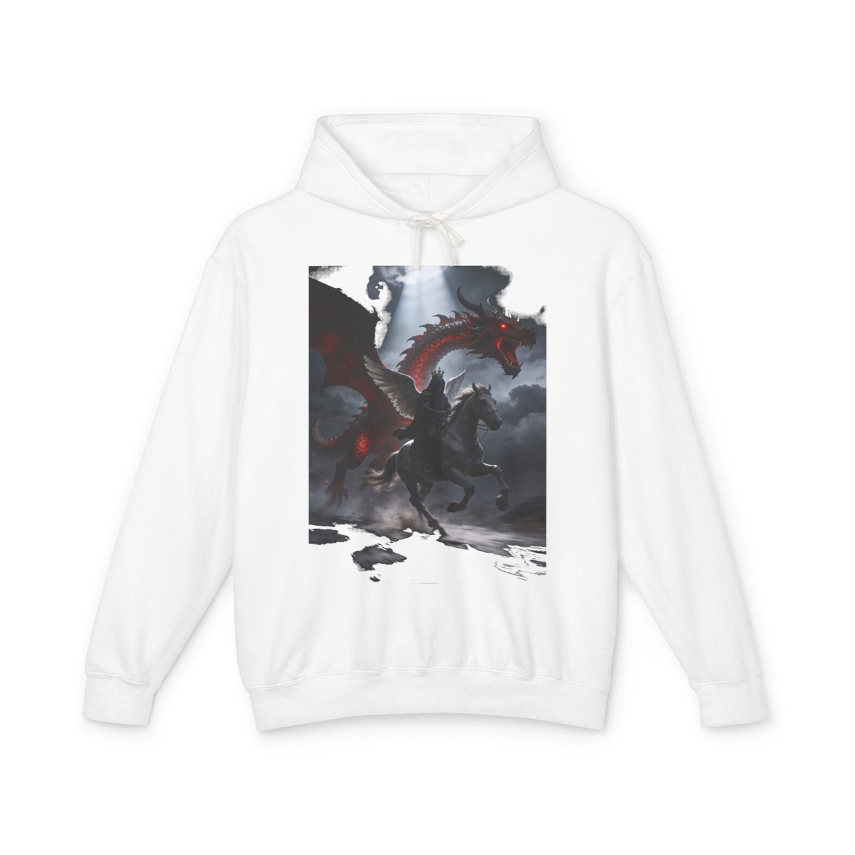 The black horse from Revelation 6:5-6 Hoodie