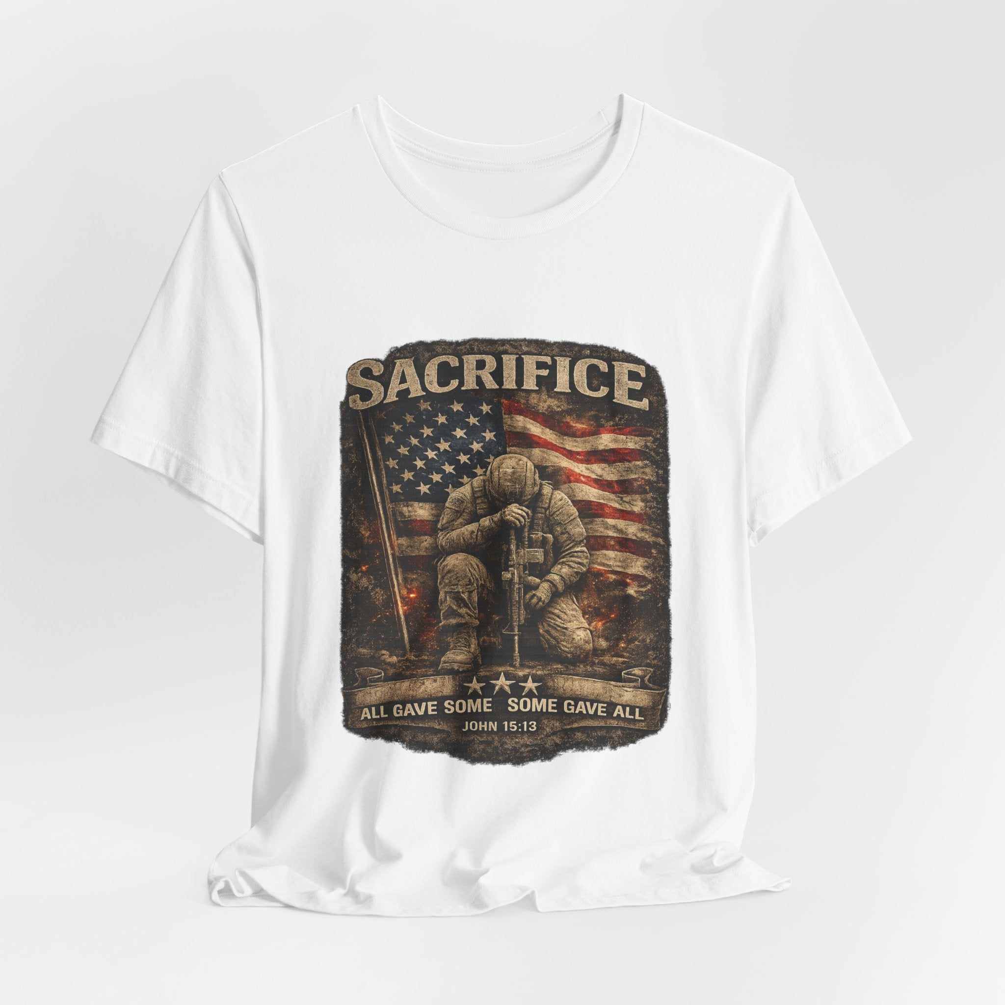 Veteran Sacrifice T-Shirt – 'All Gave Some, Some Gave All' Memorial Tee