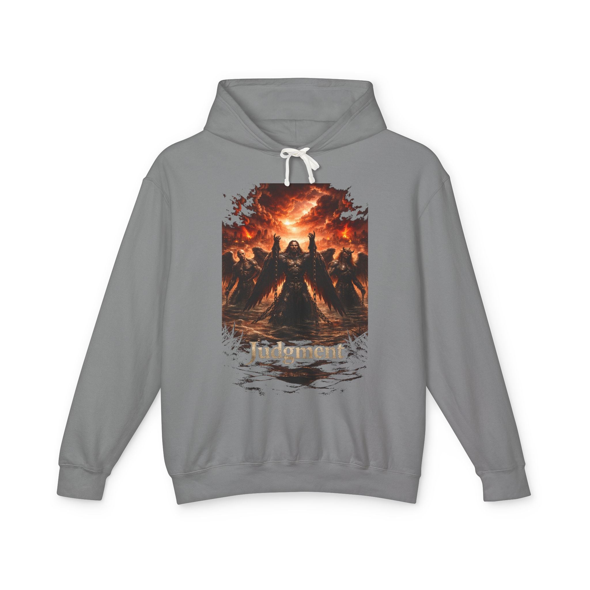 Judgment Hoodie — Apocalyptic Angel Graphic Hoodie