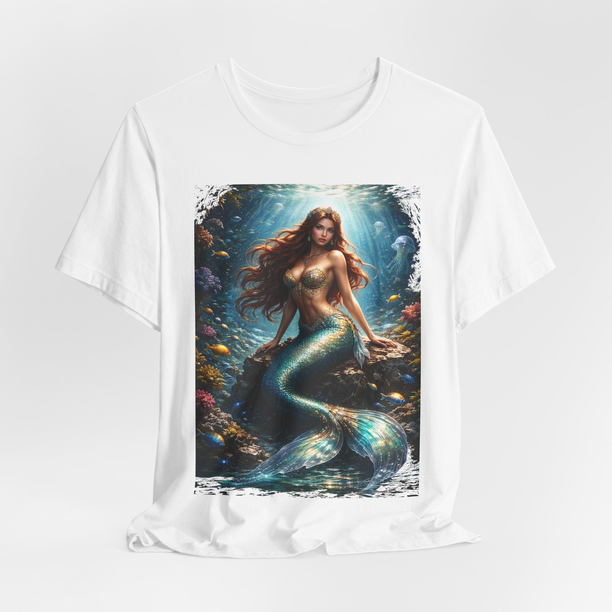 Mermaid Fantasy T-Shirt — Underwater Ocean Siren Graphic Tee