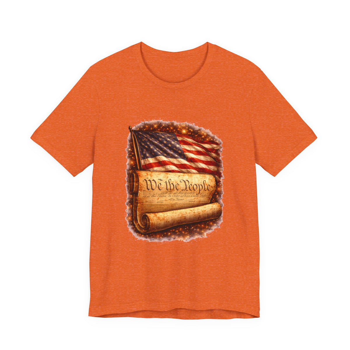 Patriotic 'We the People' T-Shirt — American Flag & Constitution Tee
