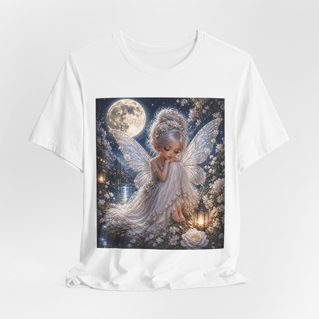 Moonlit Fairy T‑Shirt — Cute Angelic Fairy Graphic Tee