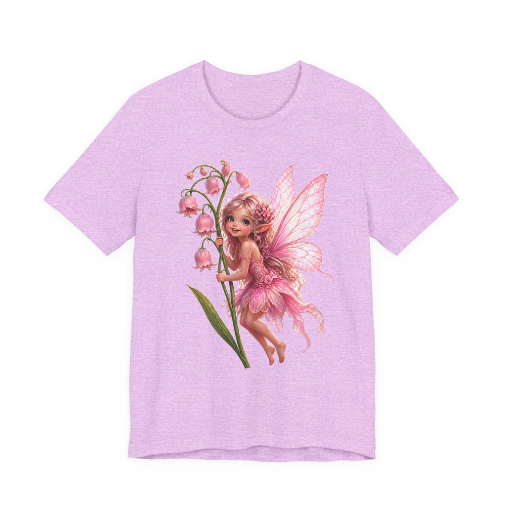 Pink Lily Fairy T-Shirt — Cute Floral Fairytee for Kids & Adults