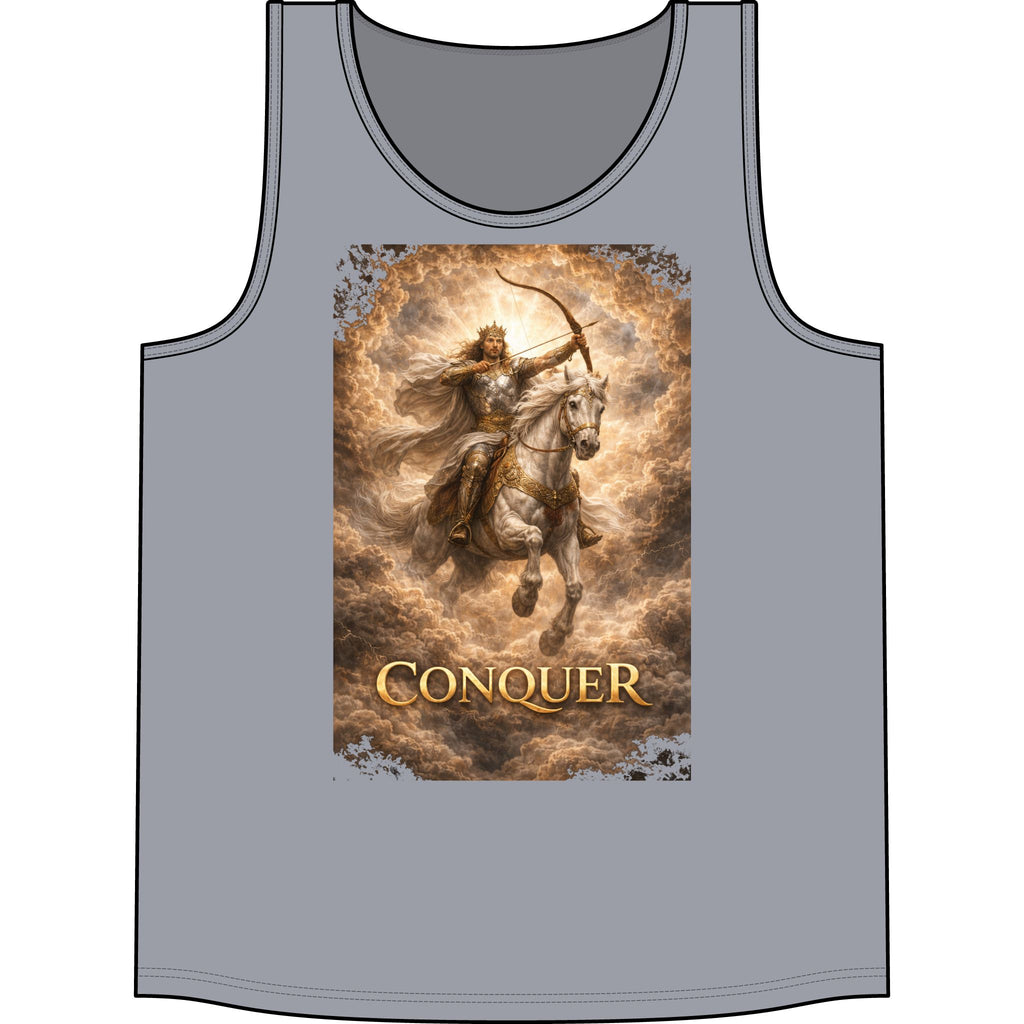 Conquer Warrior The pale rider Tank Top — Mythic Archer Graphic Tank