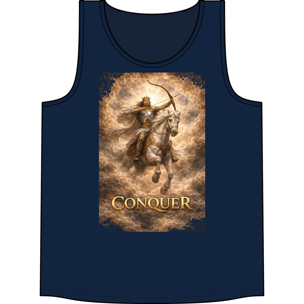 Conquer Warrior The pale rider Tank Top — Mythic Archer Graphic Tank