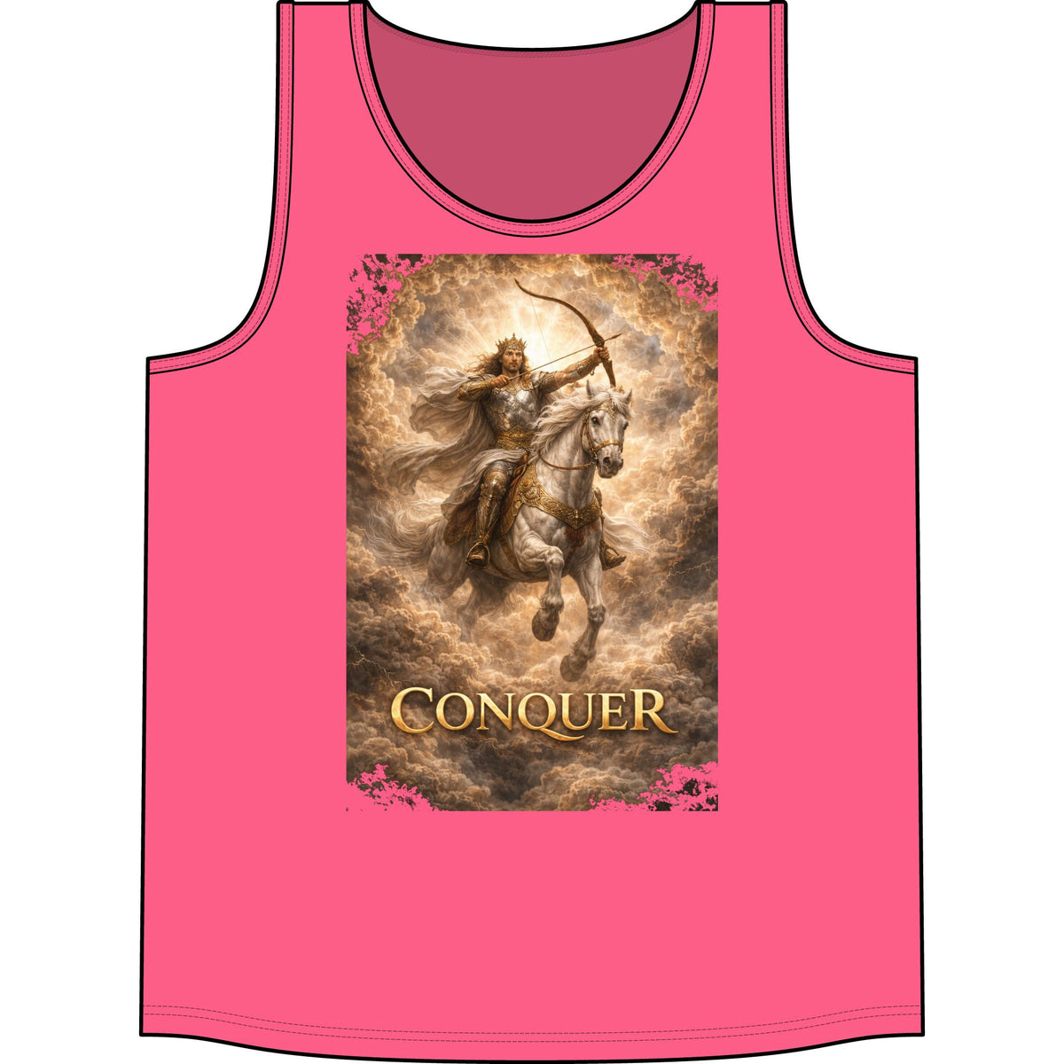 Conquer Warrior The pale rider Tank Top — Mythic Archer Graphic Tank