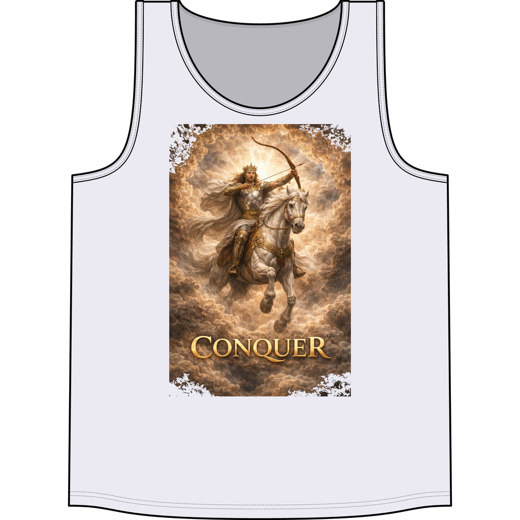 Conquer Warrior The pale rider Tank Top — Mythic Archer Graphic Tank