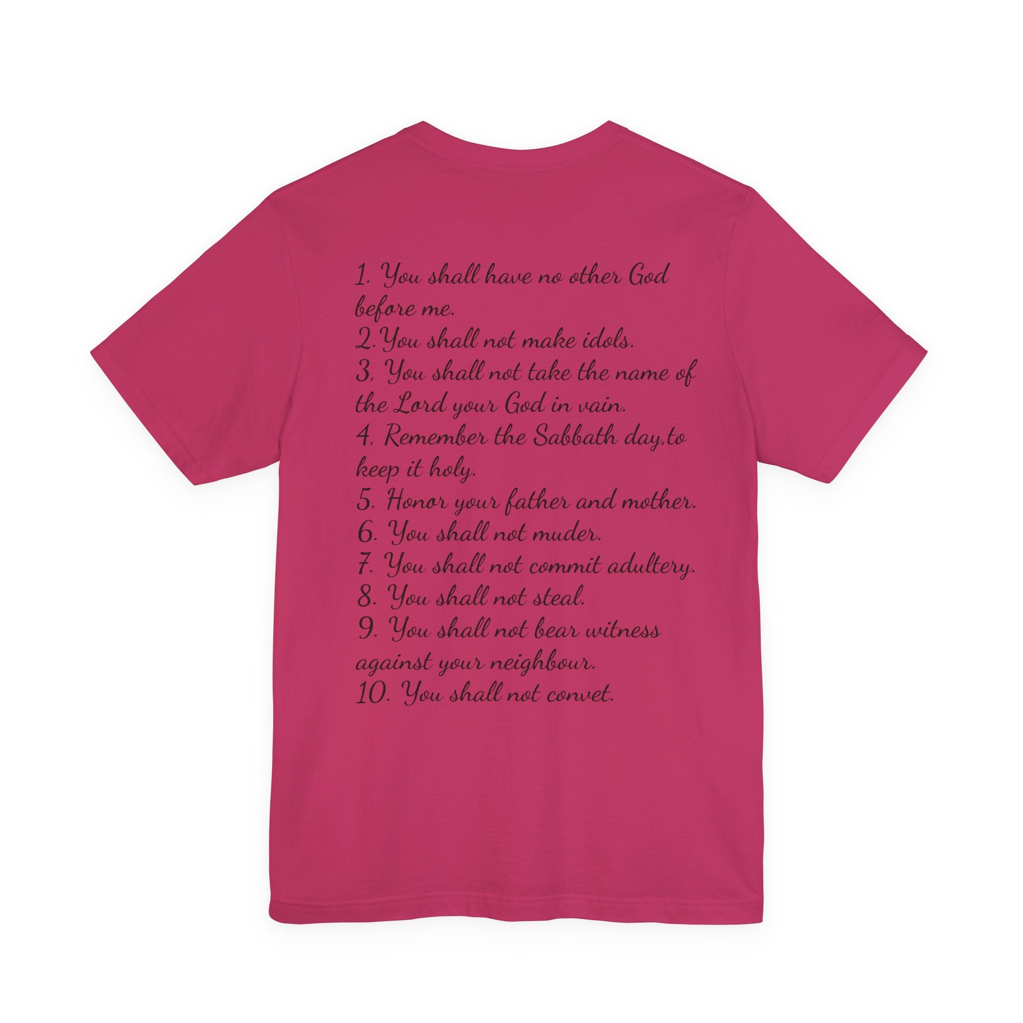 The 10 Commandment- Short Sleeve Tee