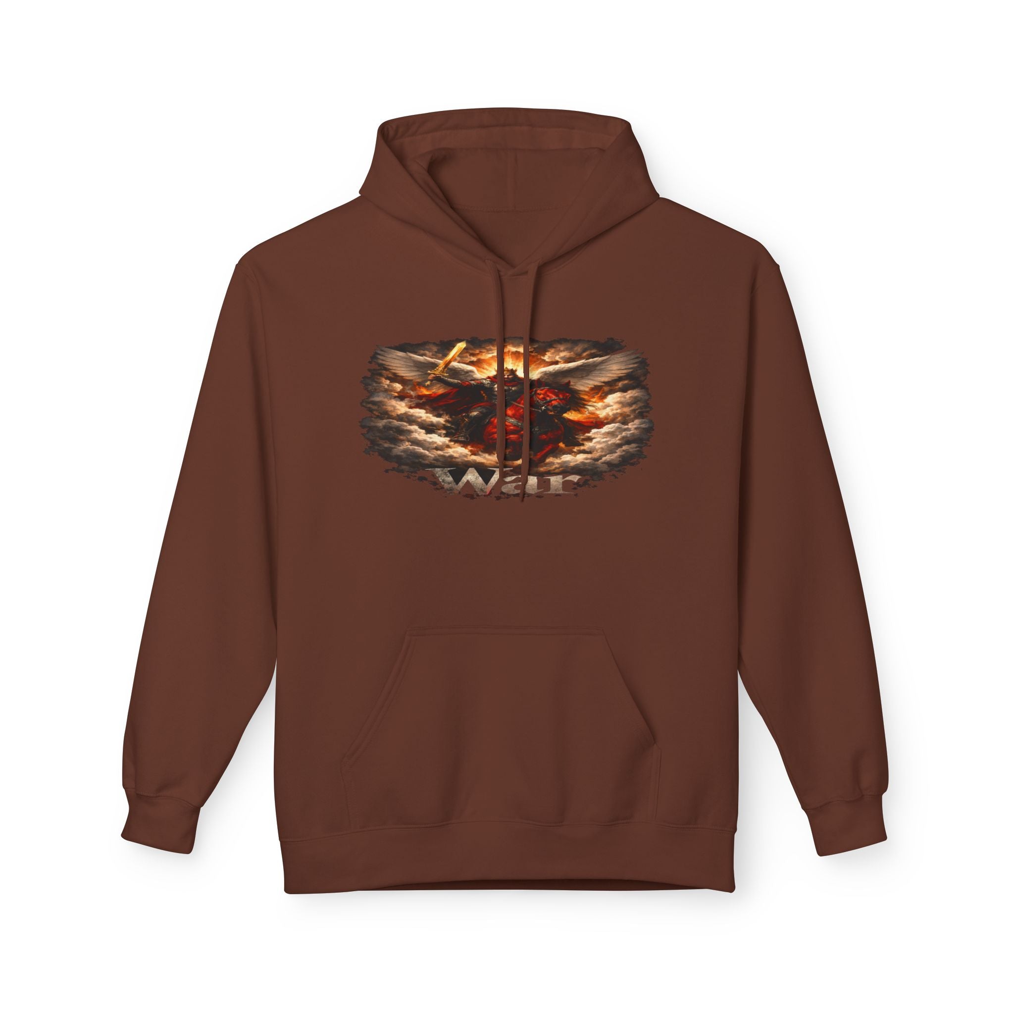 The red horse from Revelation 6:3-4 the horseman of war the second seal opened by the Lamb if God- Graphic Pullover