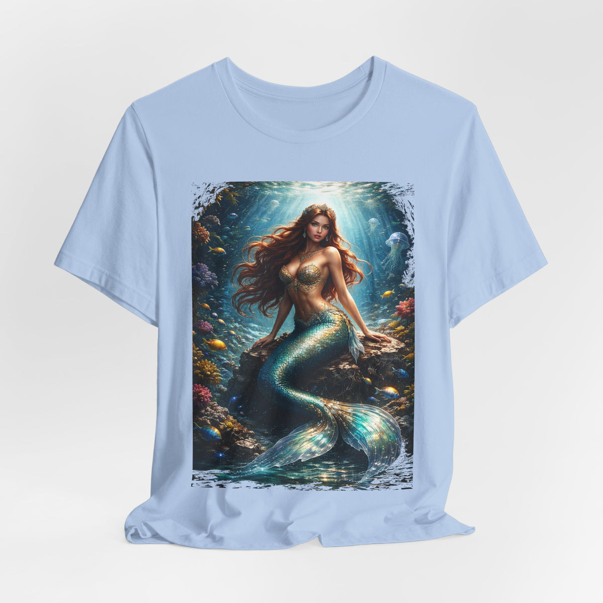 Mermaid Fantasy T-Shirt — Underwater Ocean Siren Graphic Tee