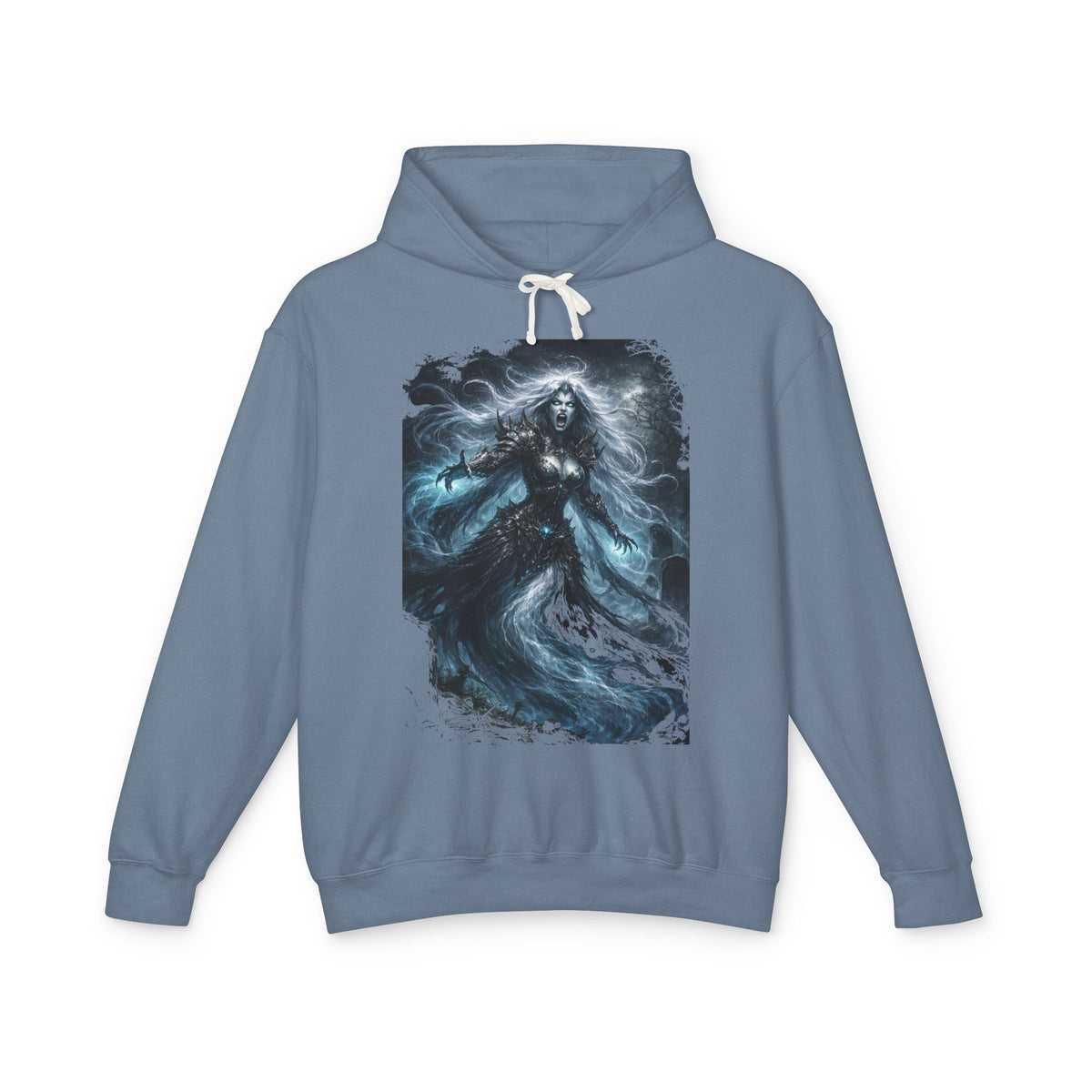 Gorgon  Hoodie — Mystic Sea Witch Graphic Hooded Sweatshirt