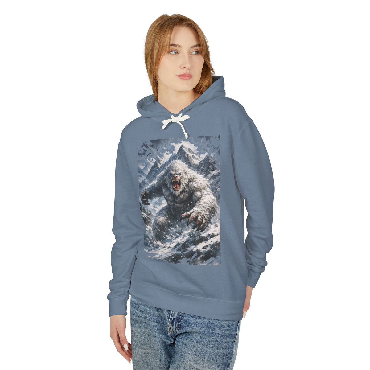 Yeti Storm Hoodie — Vintage Mountain Sasquatch Graphic Sweatshirt