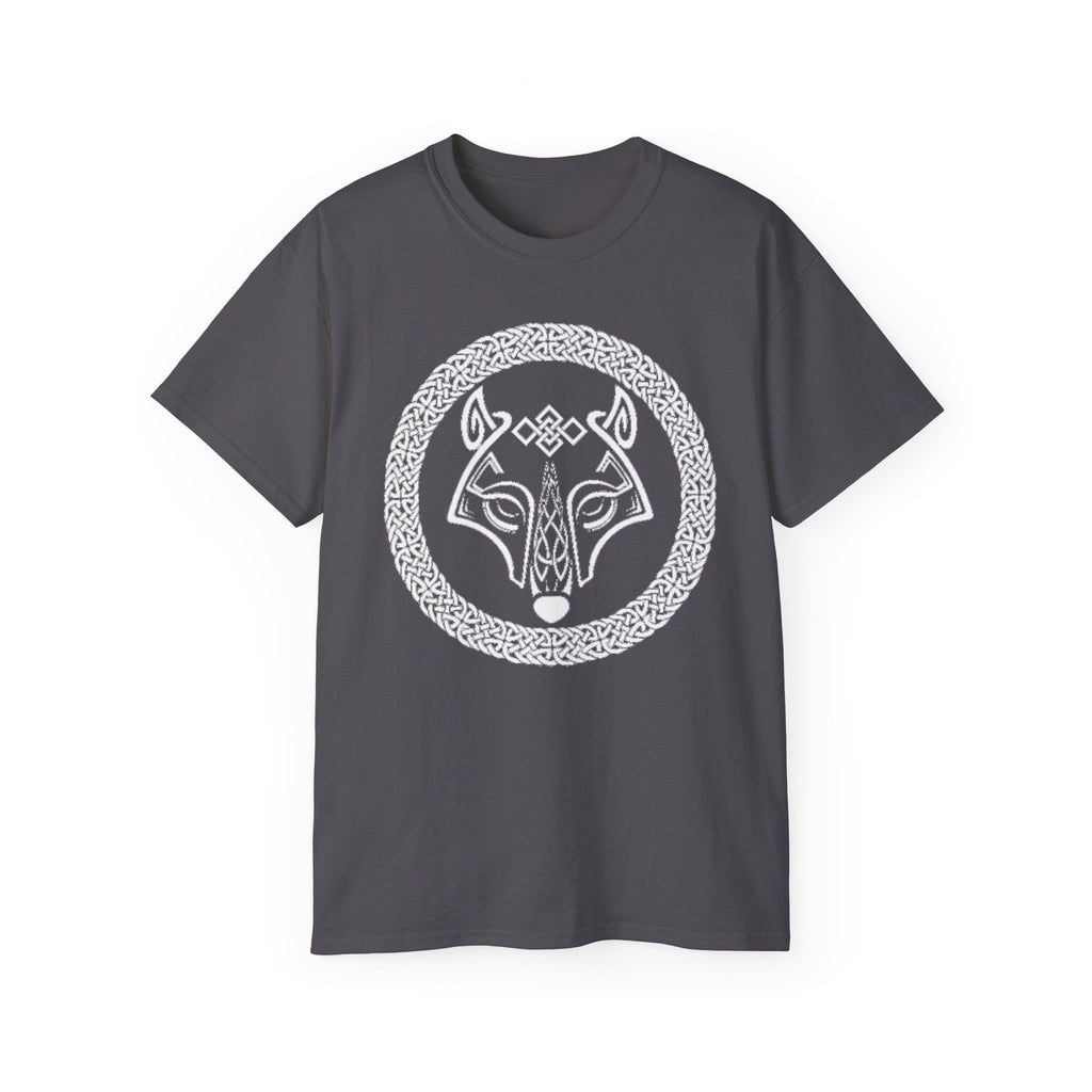 Celtic Wolf T-Shirt — Norse Knotwork Wolf Head Tee