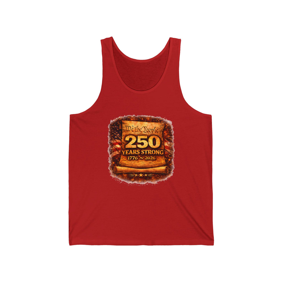 250 Years Strong Tank Top — Revolutionary War 1776–2026 Commemorative