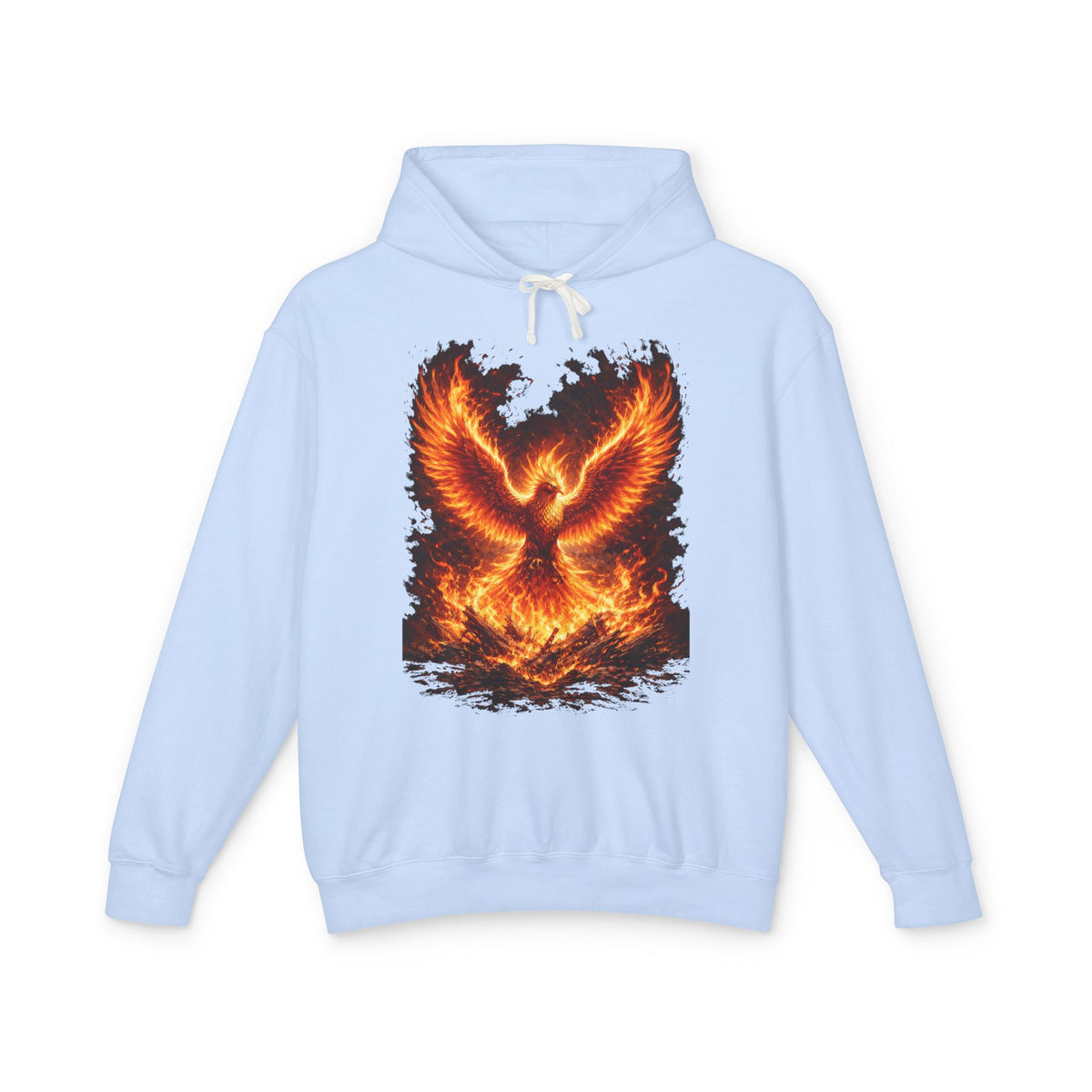 Phoenix Fire Hoodie – Flaming Phoenix Graphic Hooded Sweatshirt