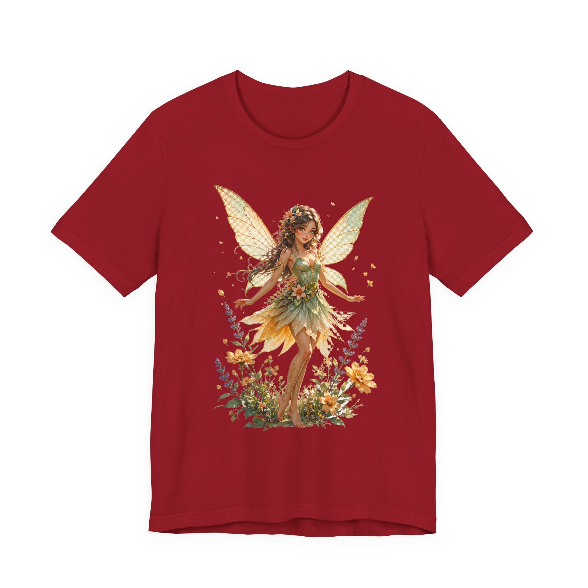 Fairy Garden T-Shirt — Vintage Floral Fairy Illustration Tee
