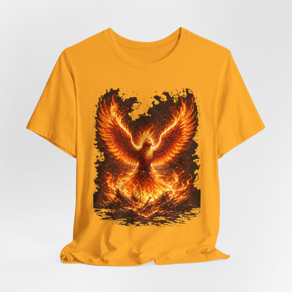 Phoenix Fire Graphic Tee — Rising Flame Mythical Bird T-Shirt