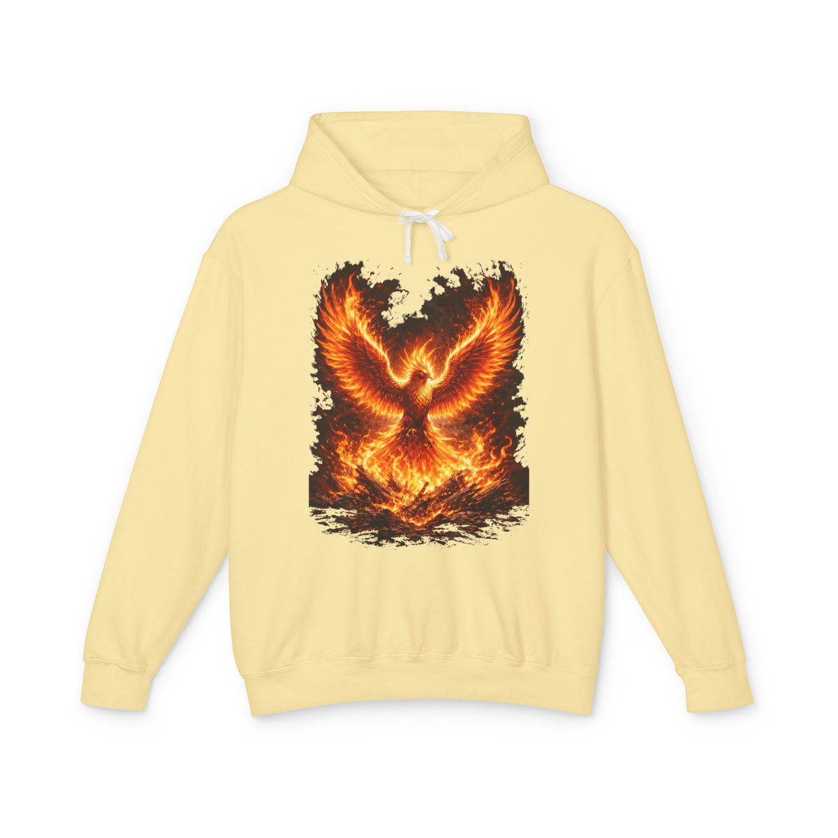 Phoenix Fire Hoodie – Flaming Phoenix Graphic Hooded Sweatshirt