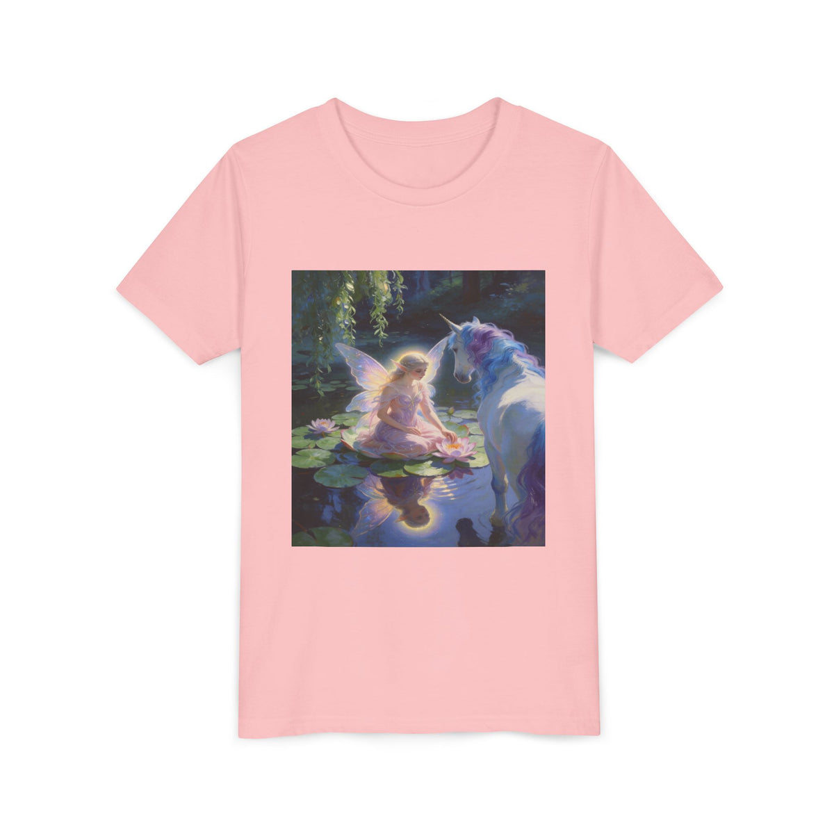 Youth Tee — Fairy and Unicorn Magic Print