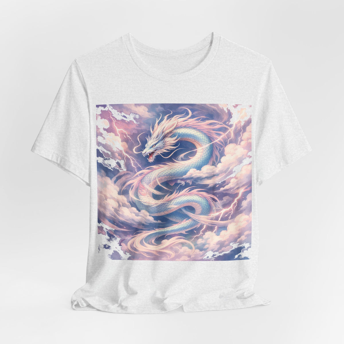 Pastel Sky Dragon T-Shirt — Ethereal Dragon Graphic Tee