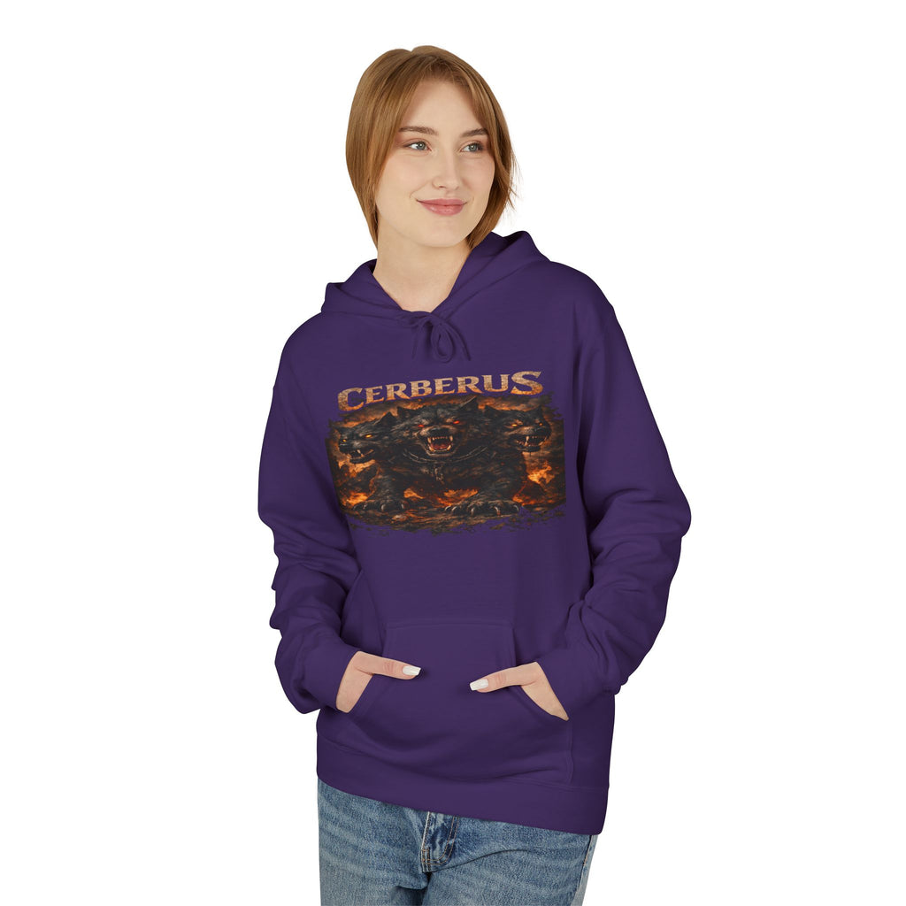 Cerberus Fiery Three-Headed Dog Hoodie