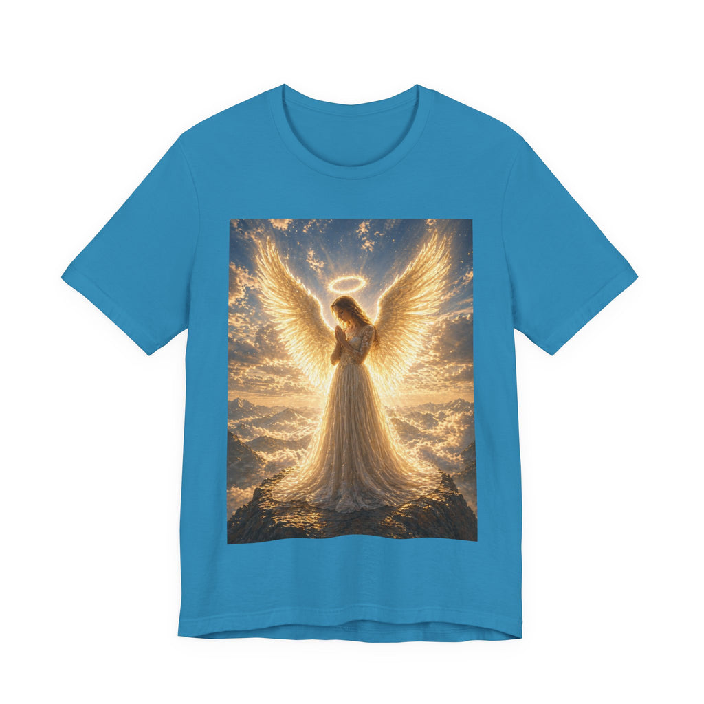 Angle praying Unisex Jersey Short Sleeve Tee