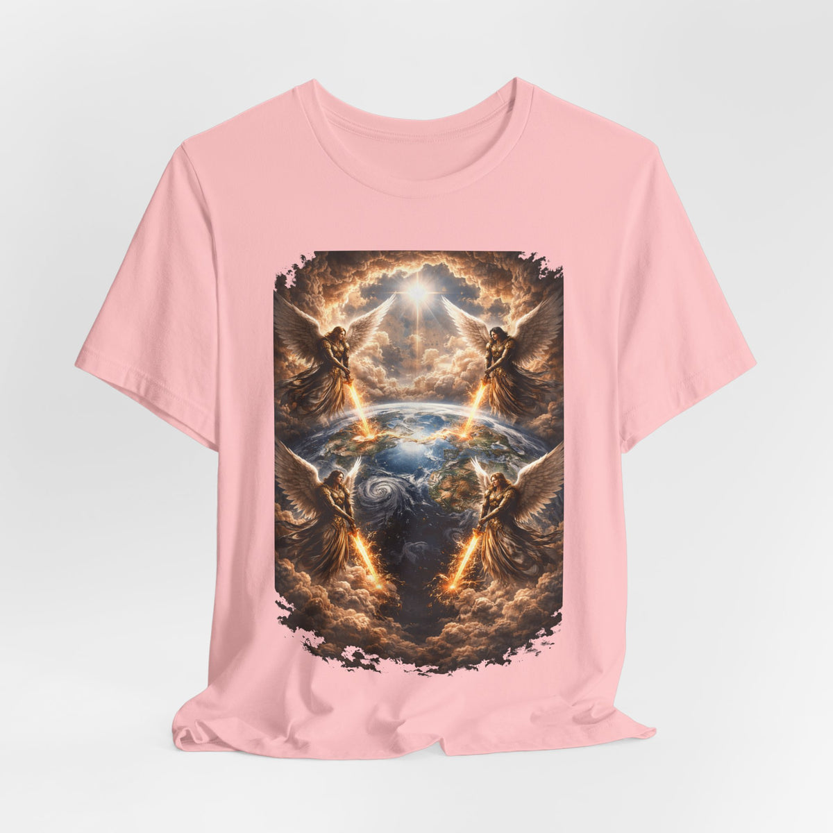 Revelation 7:1 T-Shirt — Heavenly Angel Wings Graphic Tee