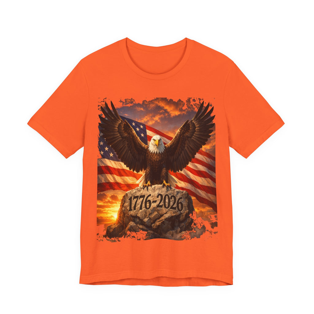 1776–2026 Eagle & American Flag T‑Shirt — Patriotic Independence Day Tee