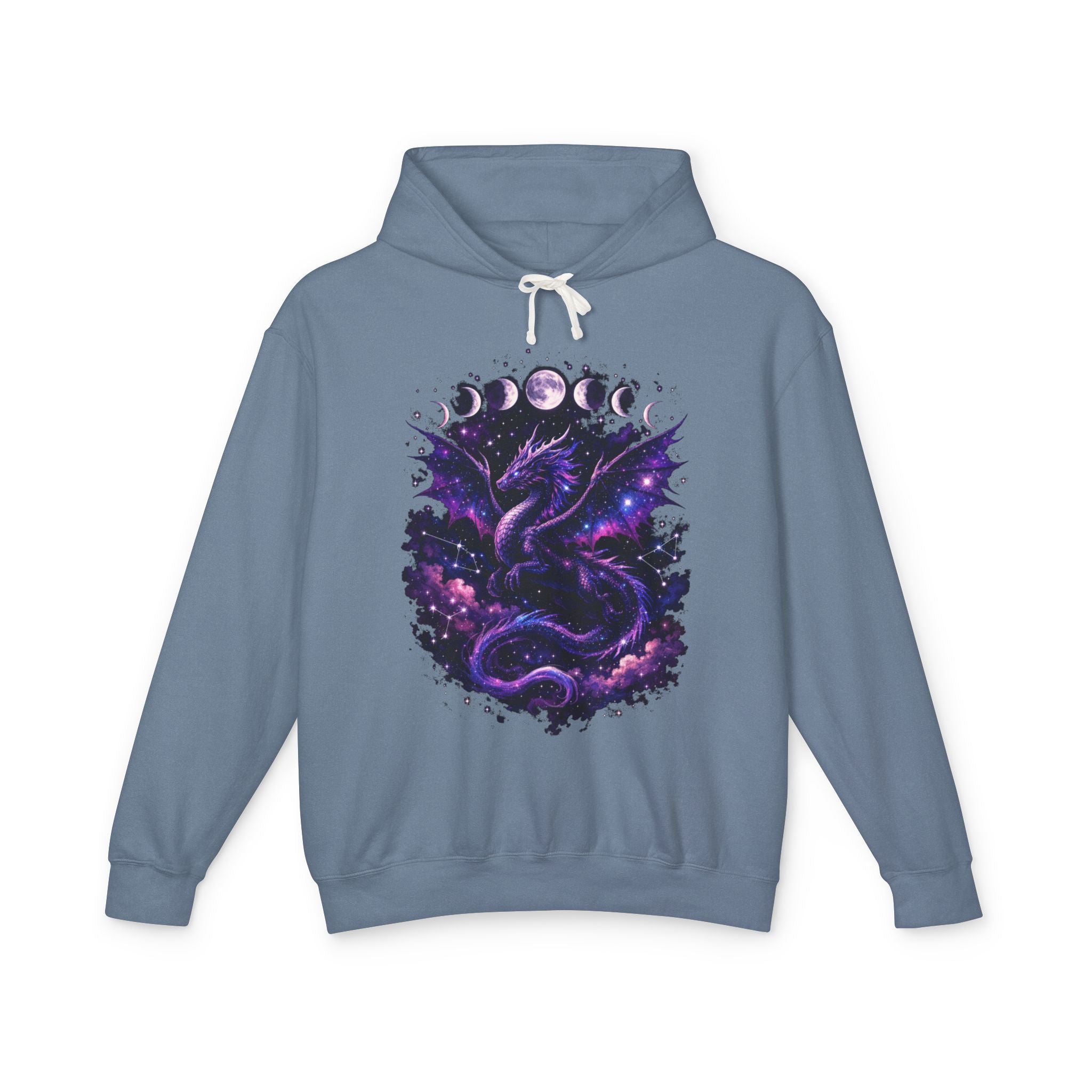 Galaxy Dragon Hoodie — Cosmic Night Sky Dragon Pullover