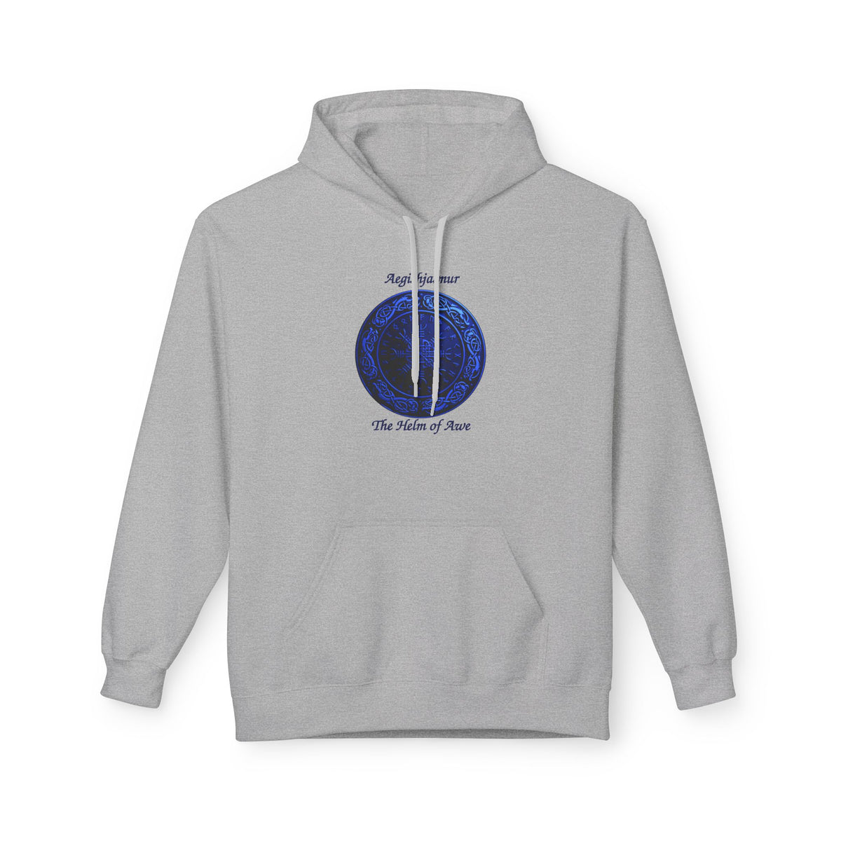 Aegishjalmur The Helm of Awe and Terror –Viking symbol of protection-  Hoodie —